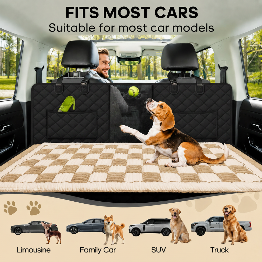 Premium Plush Dog Travel Bed