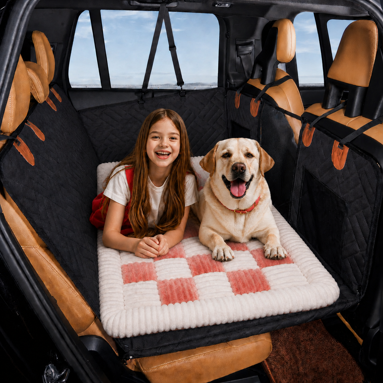 Premium Plush Dog Travel Bed