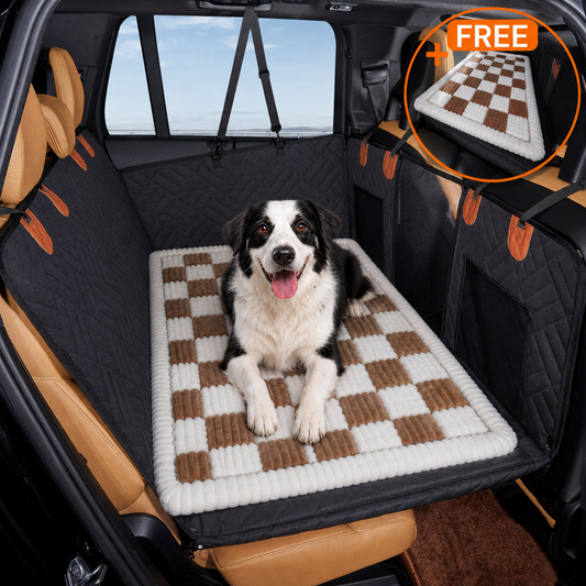 PAWNIMATES 2.0 Car backseat extender +  (FREE plush dog bed)