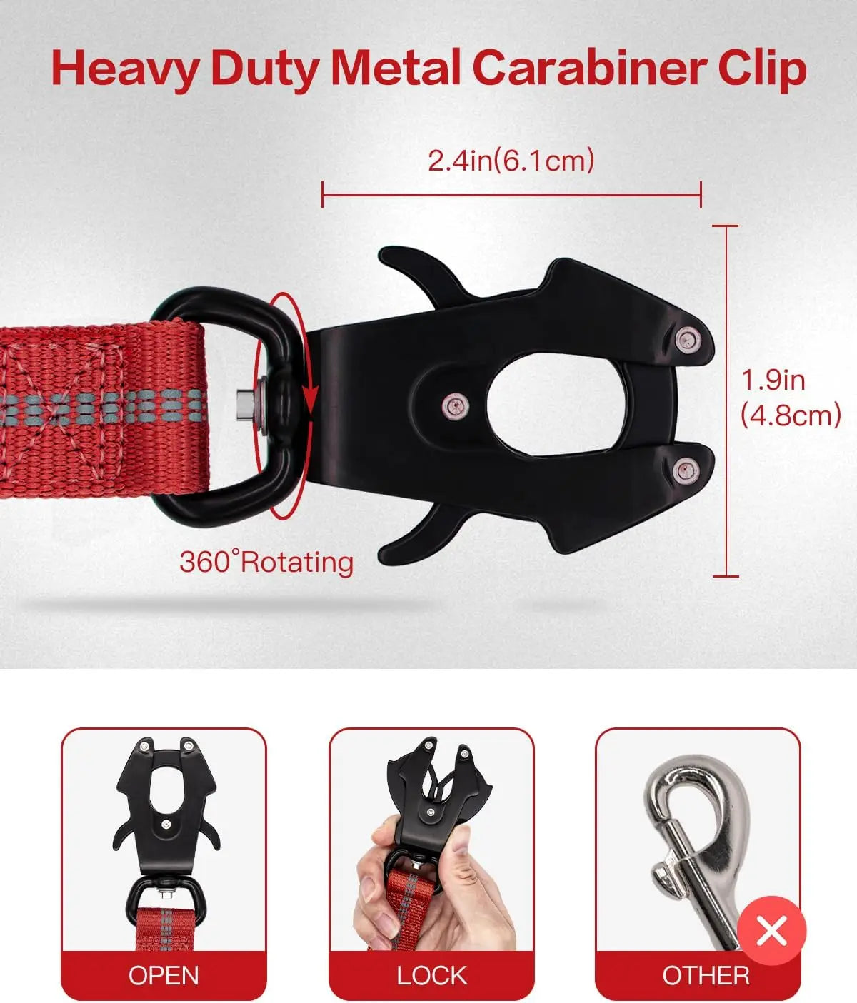PawniMates Tactical Bungee Leash