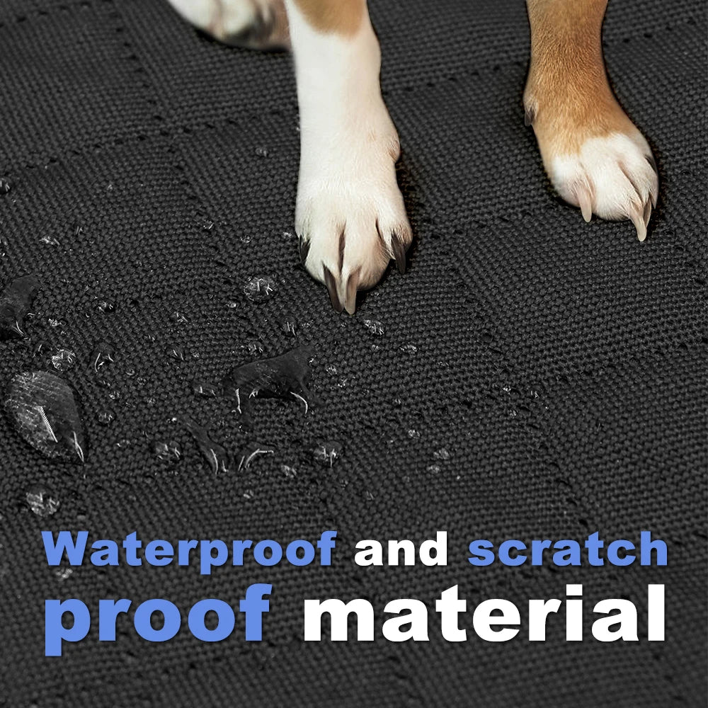 Dog Car Back Seat Extender with Hard Bottom