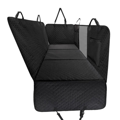Dog Car Back Seat Extender with Hard Bottom